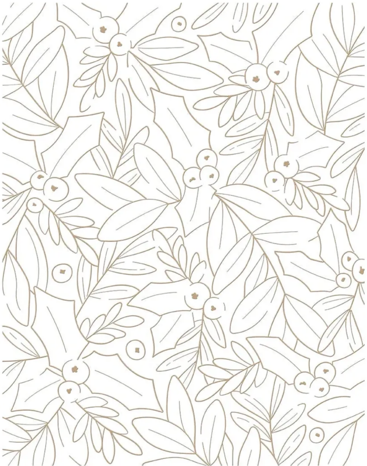 Spellbinders Layered Glimmer Holly Background Bundle