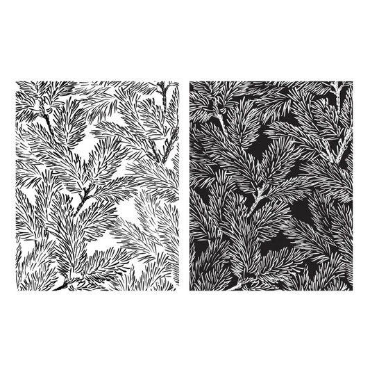 Spellbinders Night & Day Pines Press Plates