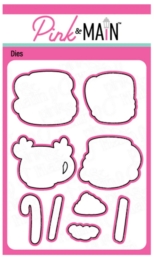 Pink & Main Mugs and Kisses Stamp & Die Bundle