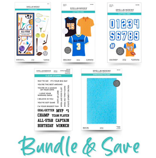 Spellbinders I Want It All! Bundle from the Game Day Collection