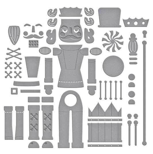 Spellbinders Dancin' Nutcracker Fritz Etched Dies