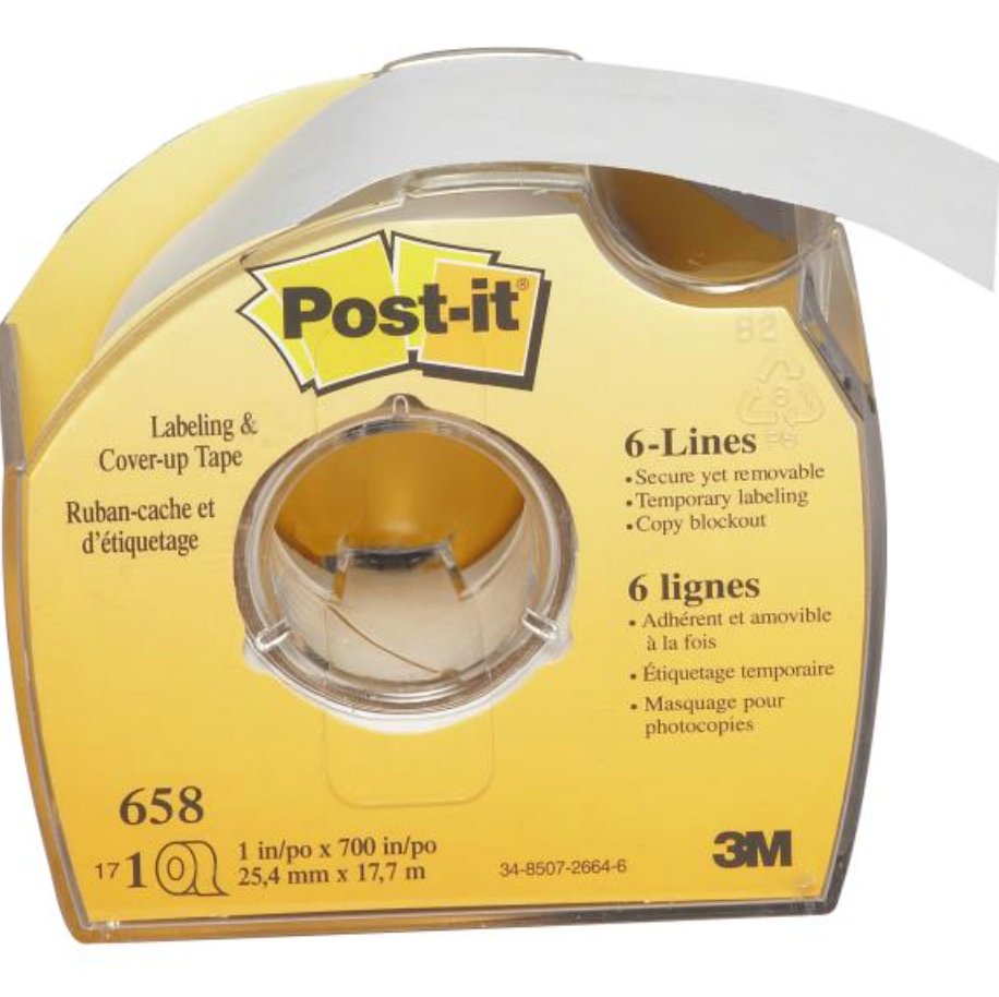 Post-It Labeling & Cover-Up Tape