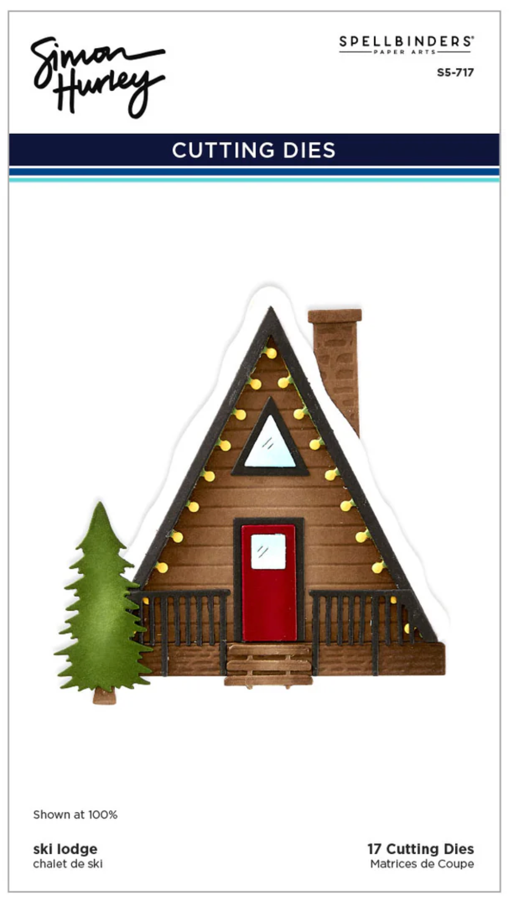 Spellbinders Ski-son's Greetings Dies and 3D Folder Bundle