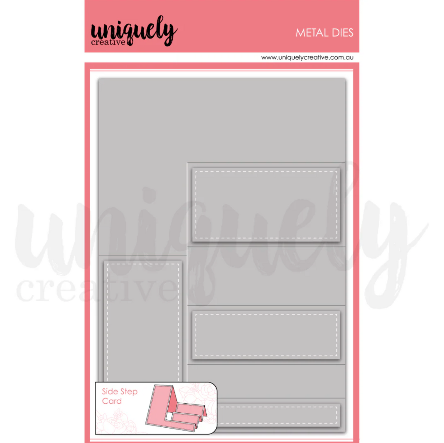 Uniquely Creative Side Stepper Card Die