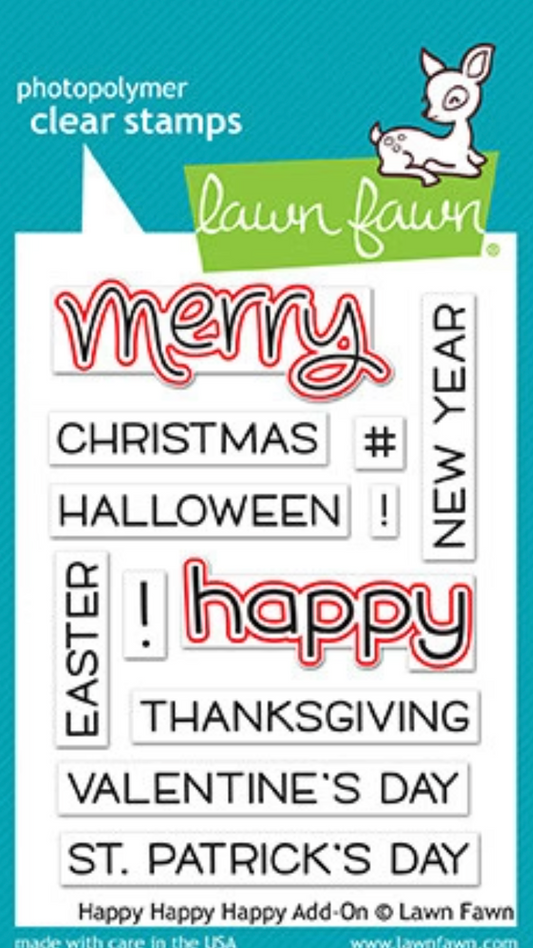 Lawn Fawn Happy Happy Happy Add-On Bundle