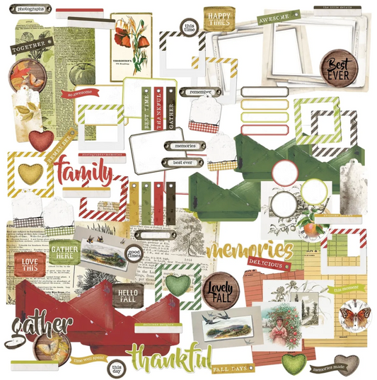 49 and Market Vintage Orchard Ephemera Bits