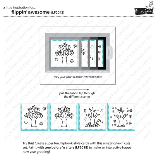 Lawn Fawn Flippin' Awesome Die