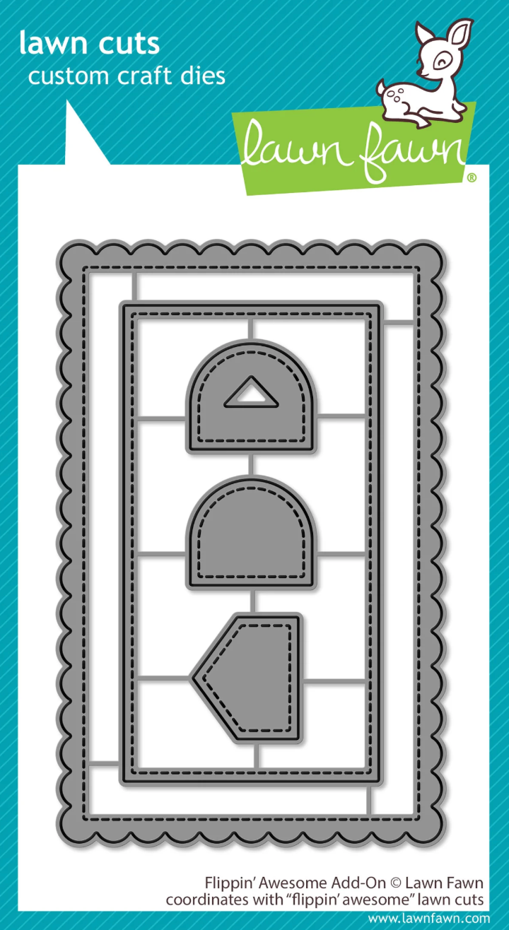 Lawn Fawn Flippin' Awesome add-on