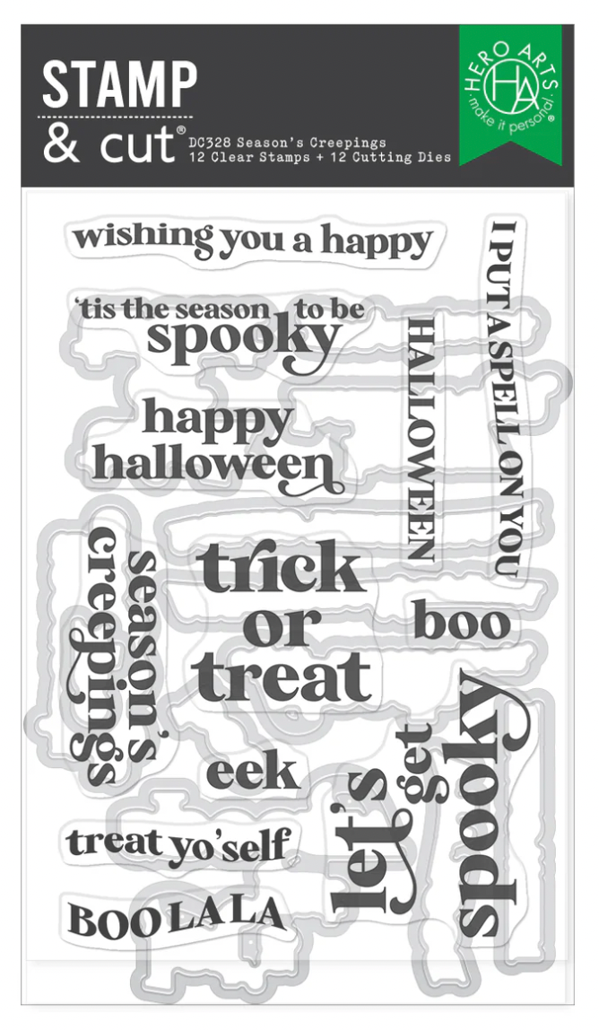 Hero Arts Season’s Creepings Stamp & Cut Set