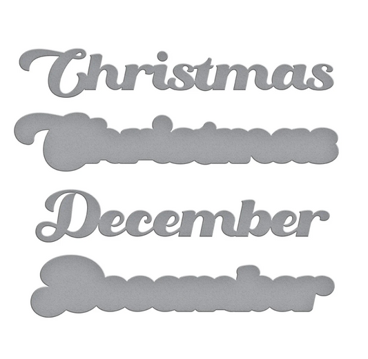 Spellbinders Christmas & December Etched Dies