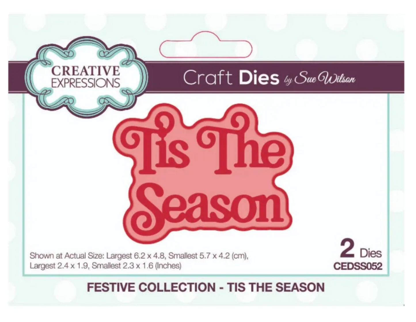 Creative Expressions Tis The Season Craft Die