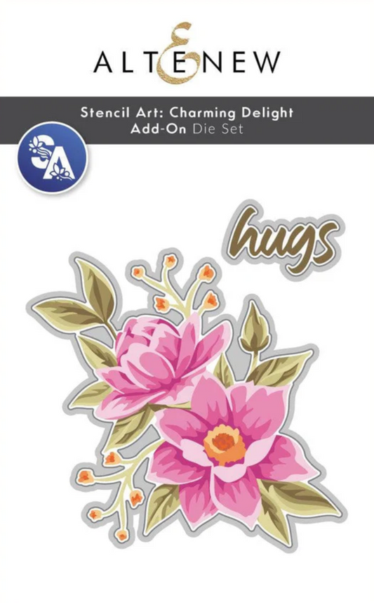 Altenew Stencil Art: Charming Delight & Add-on Die Bundle