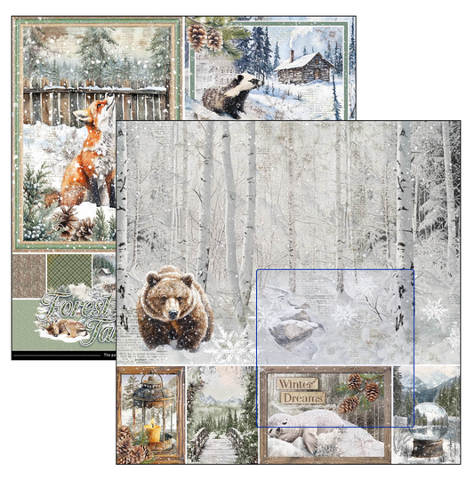Ciao Bella Forest Tales Pad 8"x8" 12/Pkg
