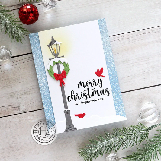 Hero Arts Snowy Street Lamp Fancy Dies