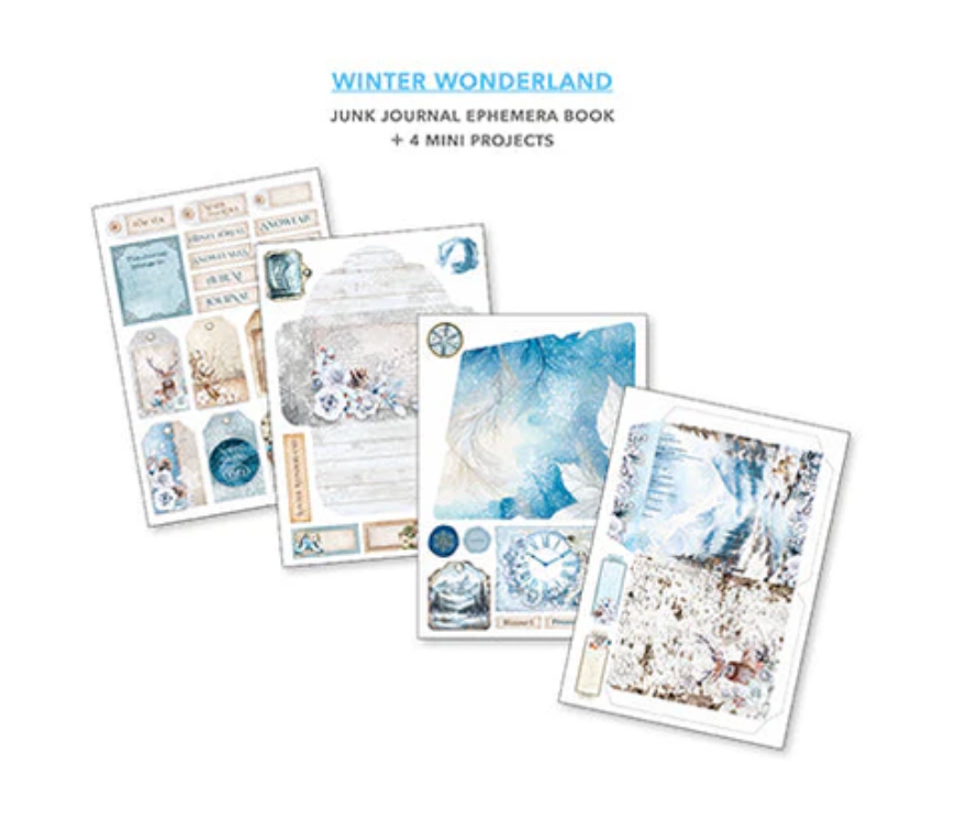 Ciao Bella Winter Wonderland Junk Journal & Ephemera Book