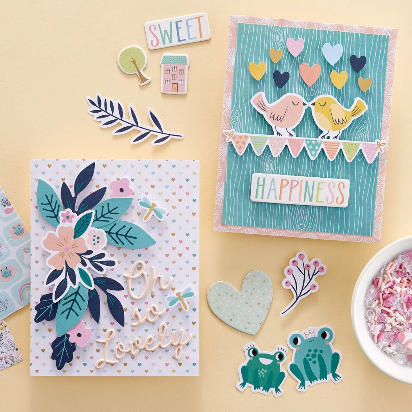 Spellbinders Spreading Happiness Card Kit