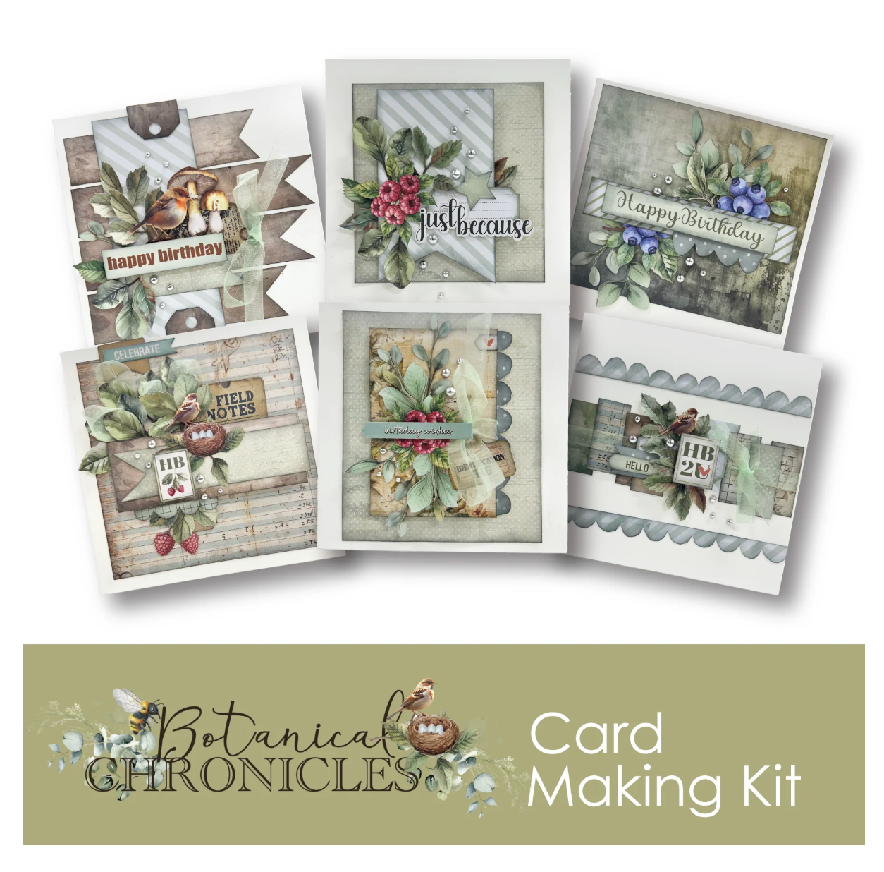 Uniquely Creative Botanical Chronicles Card Making Kit