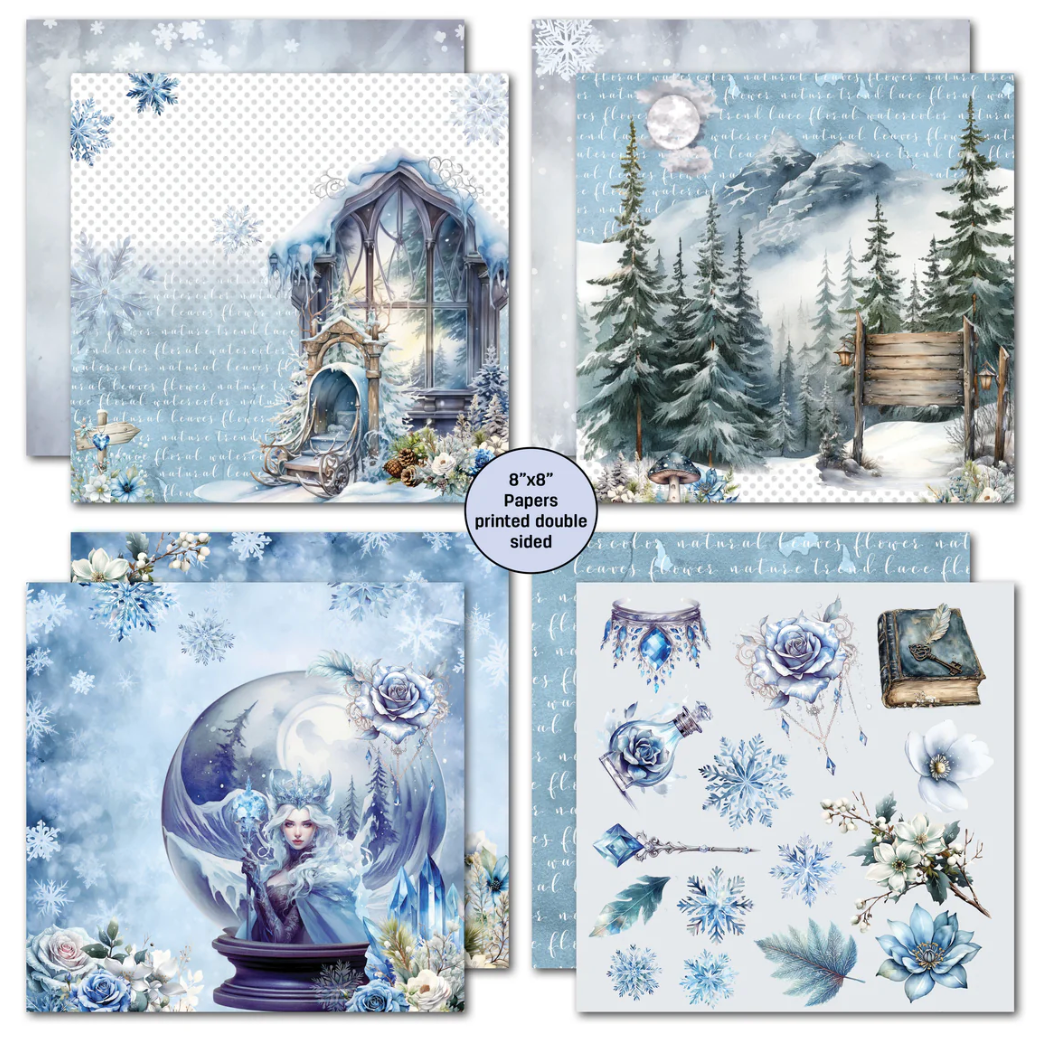 3Quarter Designs Winter Chronicles 8x8 Paper Pack