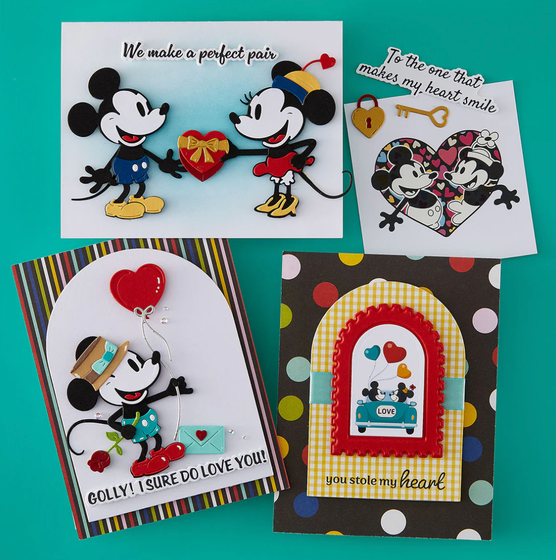 Spellbinders Classic Mouse Love Etched Dies
