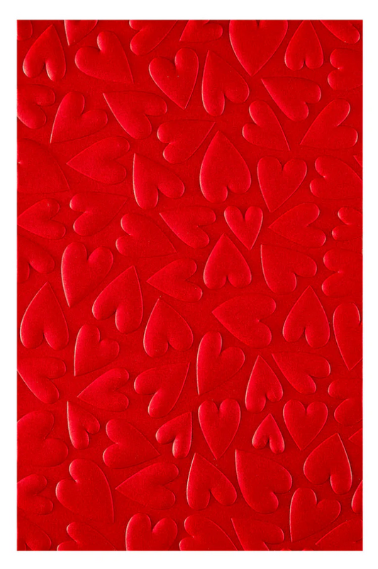 Spellbinders Puffy Hearts 3D Folder and Stencil Bundle