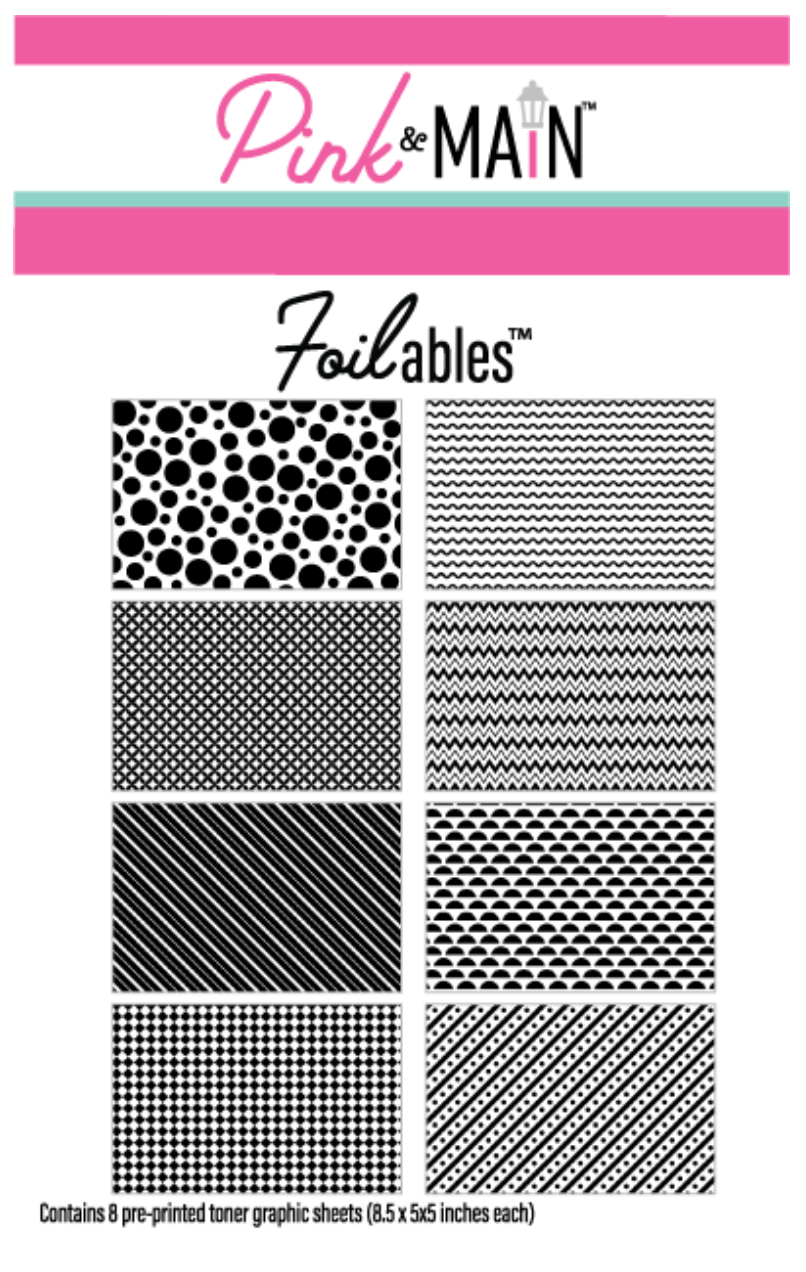 Pink & Main Fun Backgrounds Foilables® Sheets