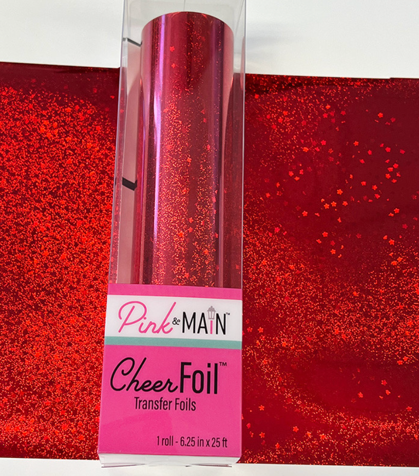 Pink & Main Sparkle Red CheerFoil®