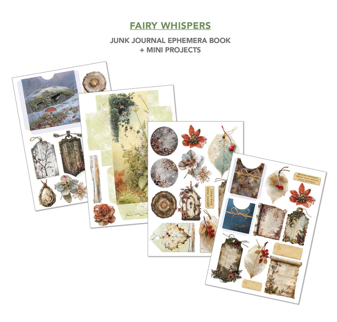 Ciao Bella Fairy Whispers Junk Journal & Ephemera Book