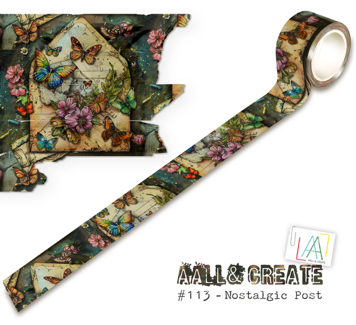 AALL & Create Nostalgic Post Layered Washi Tape