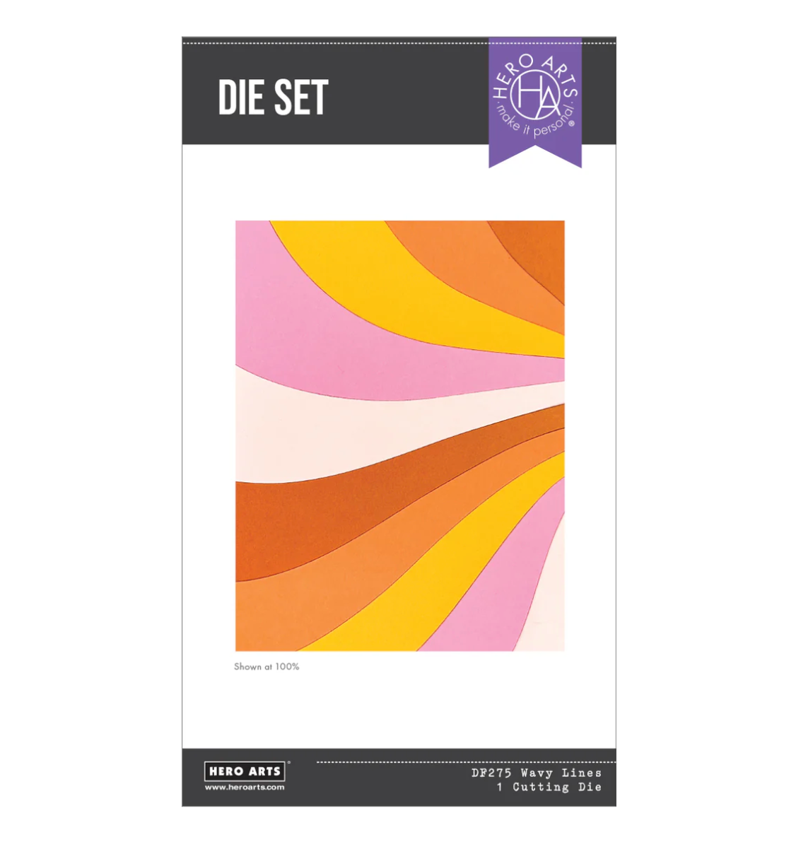 Hero Arts Wavy Lines Die Set