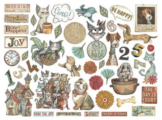Stamperia Furry Friends Junk Journal Bundle
