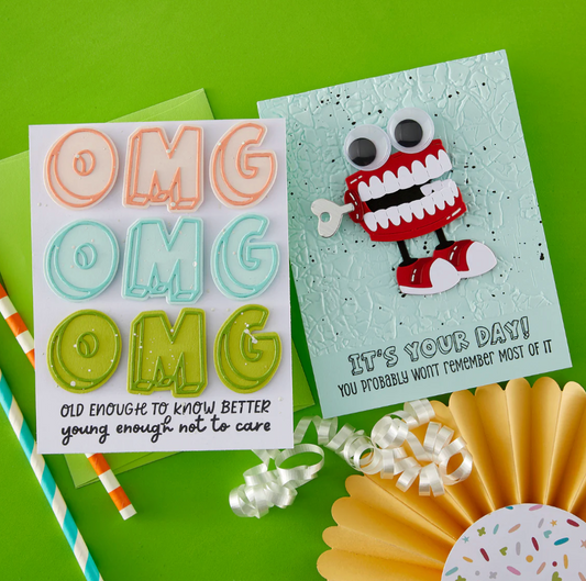 Spellbinders Aged to Perfection Dies and Stamp Bundle