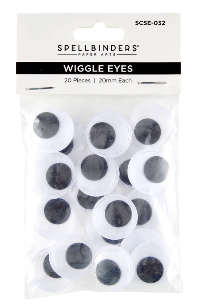 Spellbinders Wiggle Eyes - 20 pack