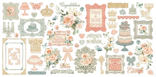 Graphic 45 Ephemera Set - Always and Forever