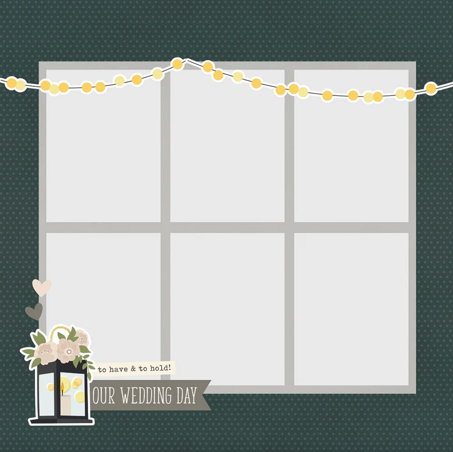 Simple Stories Page Pieces - Wedding