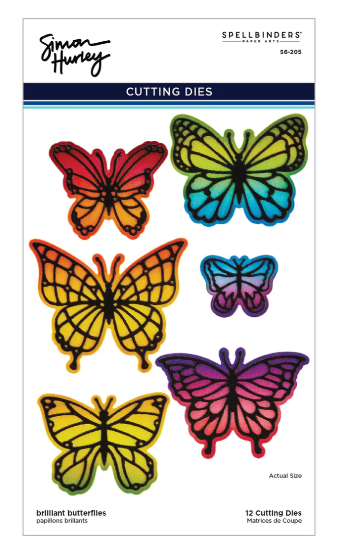 Spellbinders Brilliant Butterflies Etched Dies