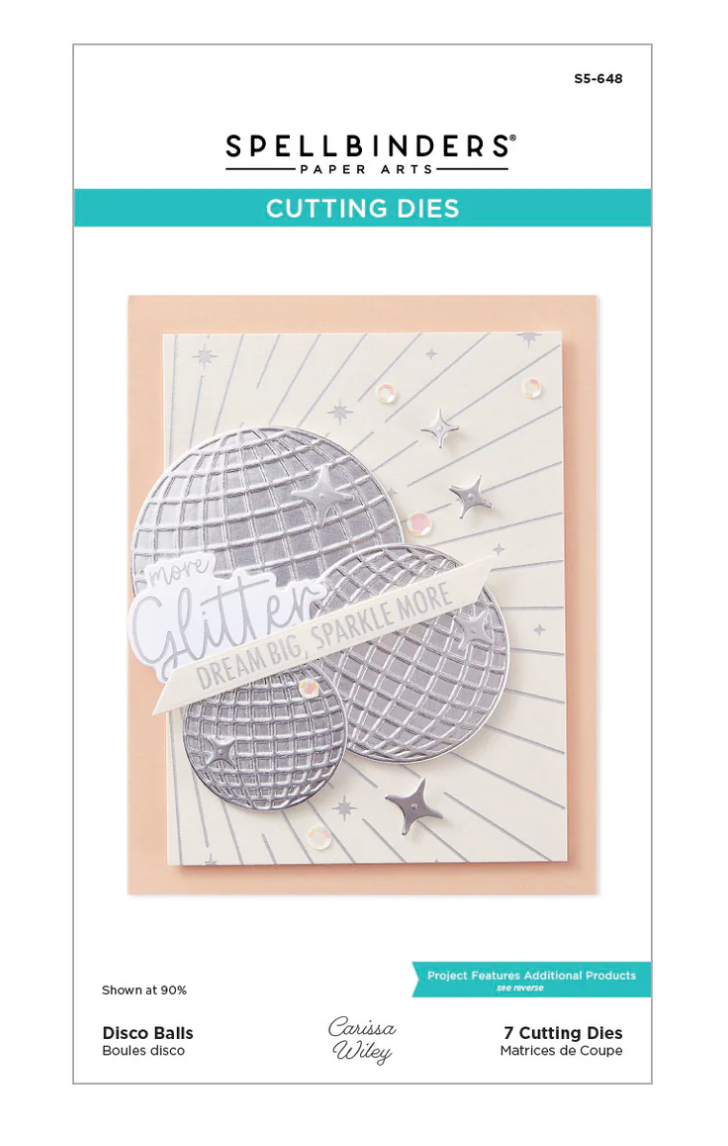 Spellbinders Disco Balls Etched Dies