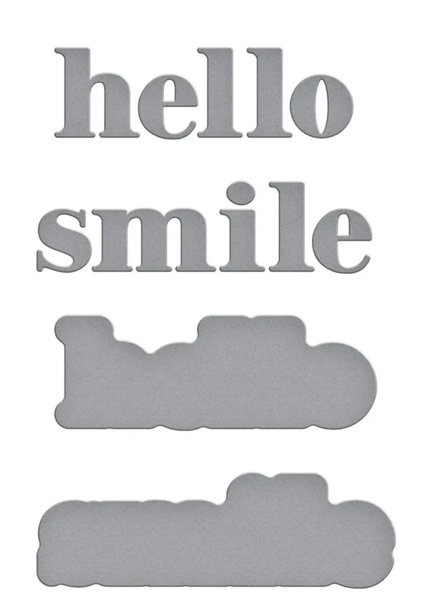 Spellbinders Hello Smile Etched Dies