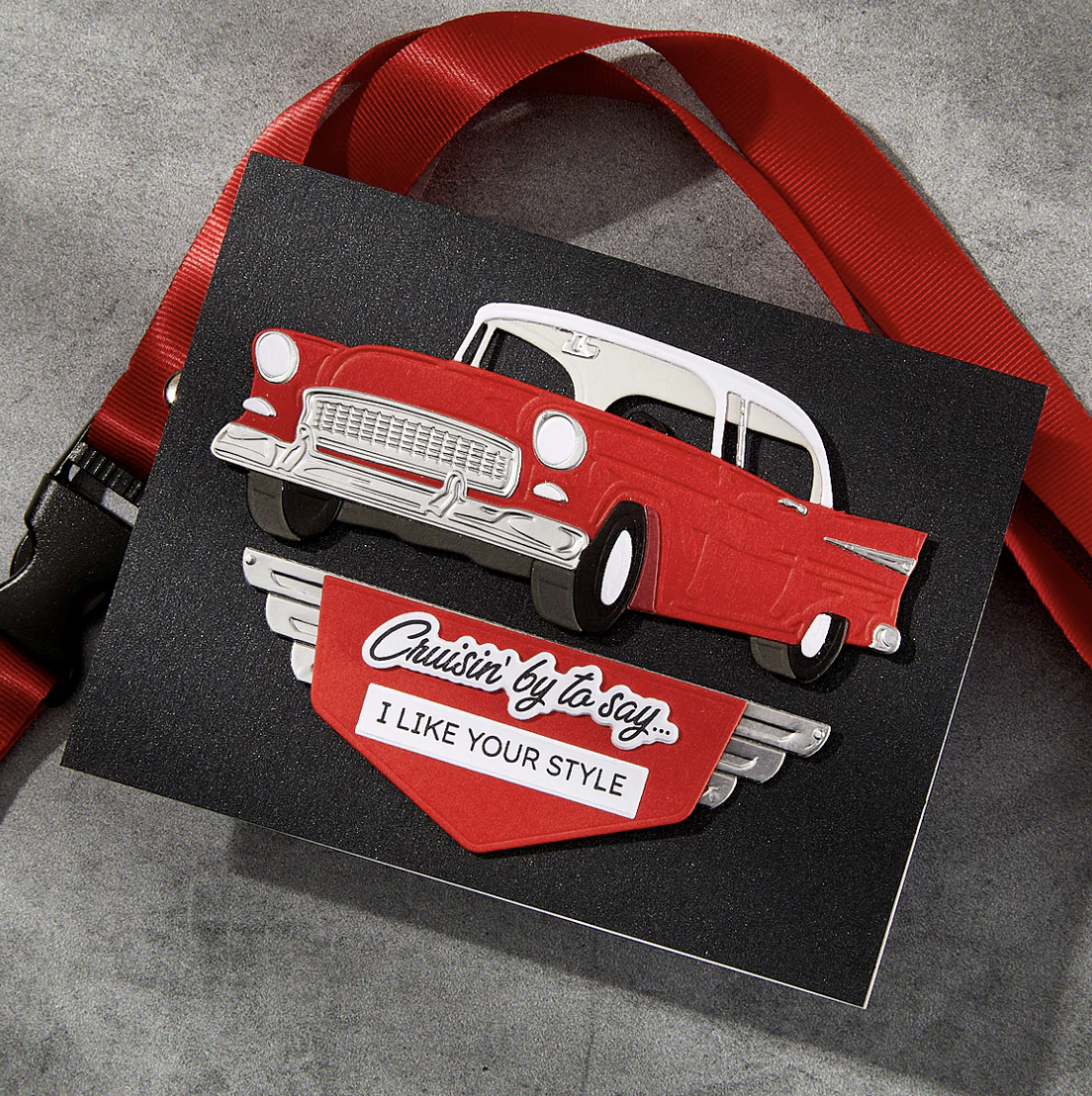 Cruisin' By Sentiments Stamp & Die Sets
