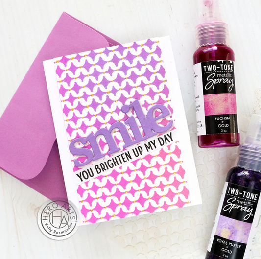 Hero Arts Sparkle Weave Stencil