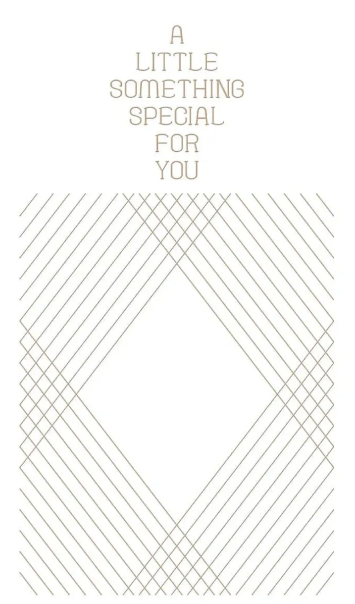 Crossed Lines Hot Foil Card Kit