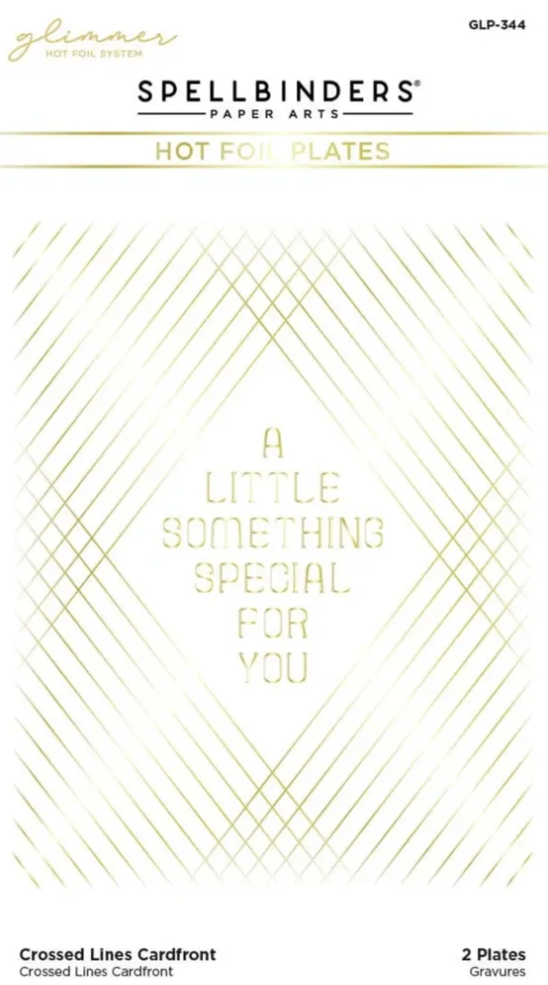 Crossed Lines Hot Foil Card Kit