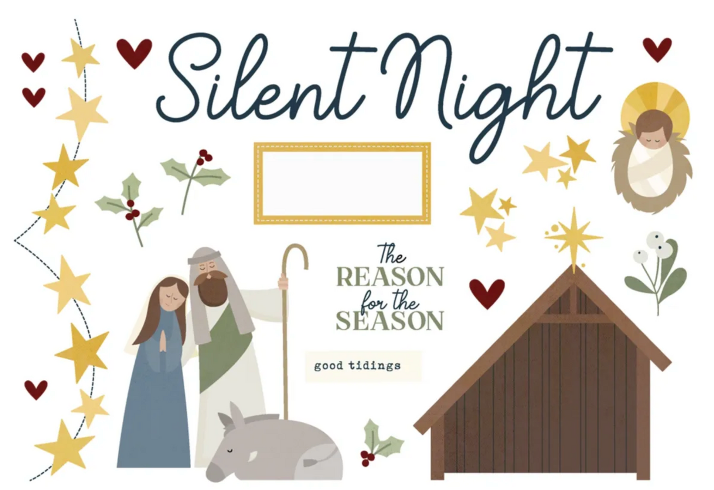 Silent Night - Simple Stories Page Pieces