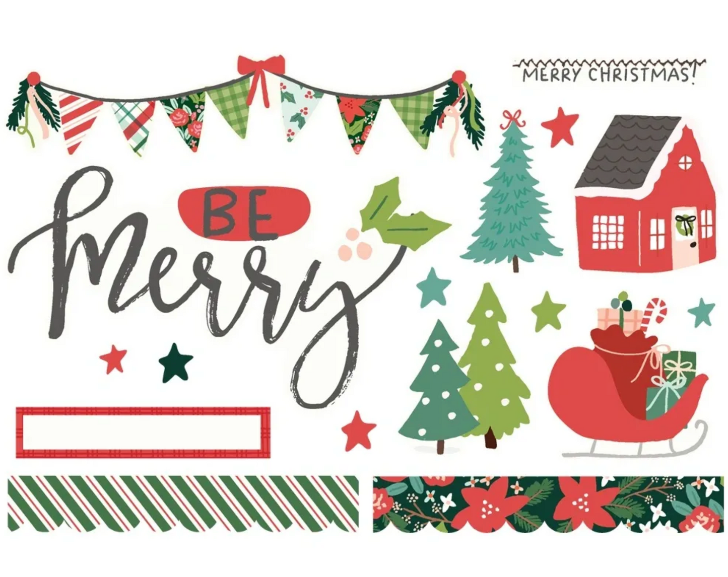 Santa's Village - Simple Stories Page Pieces