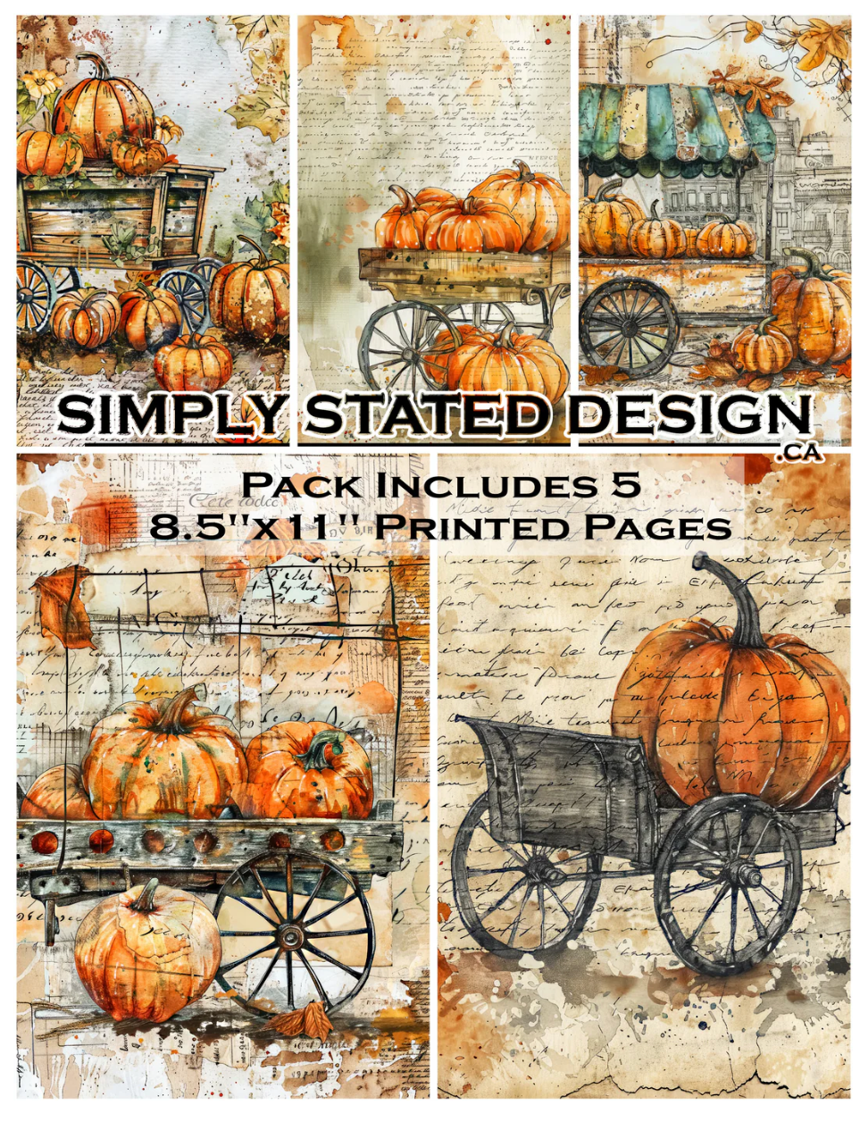 Simply Stated Designs 8.5" x 11" Paper Packs
