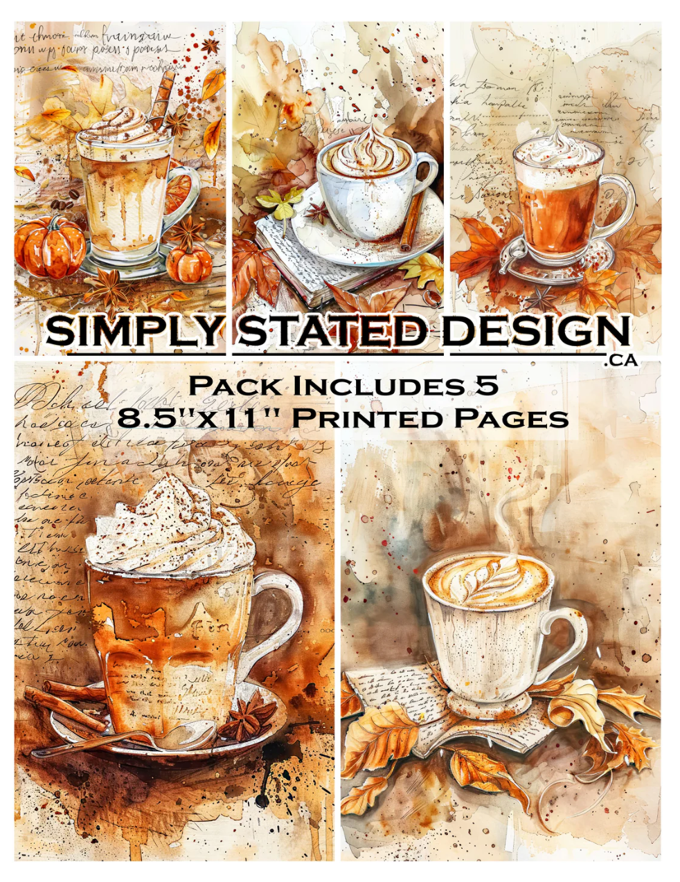 Simply Stated Designs 8.5" x 11" Paper Packs