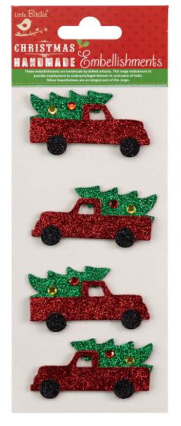 Little Birdie Christmas Stickers