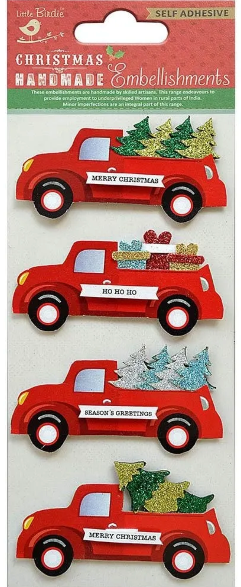 Little Birdie Christmas Stickers