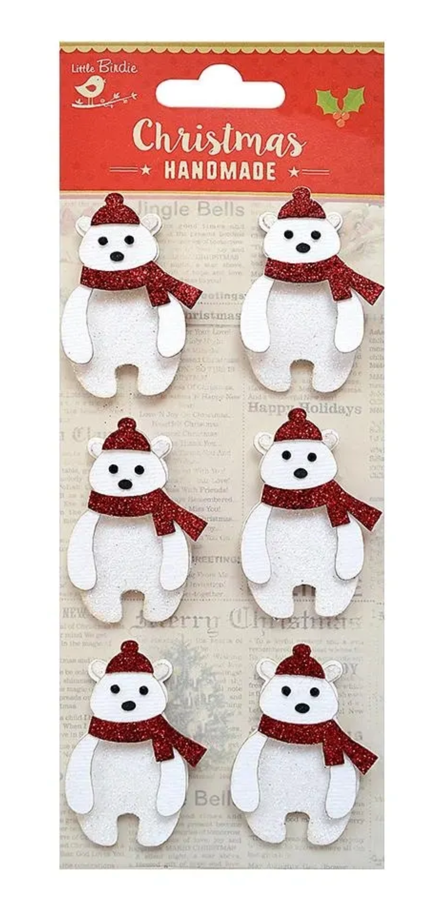 Little Birdie Christmas Stickers