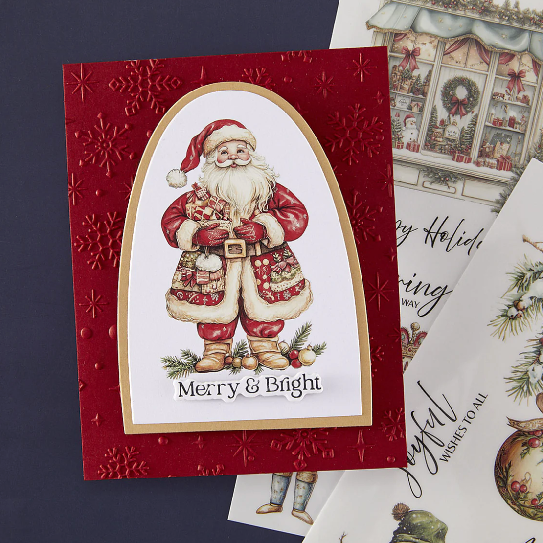 Spellbinders Joyful Wishes Rub-On Sheets