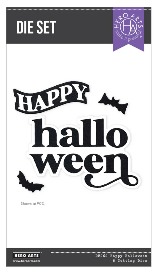 Hero Arts Happy Halloween Etched Dies